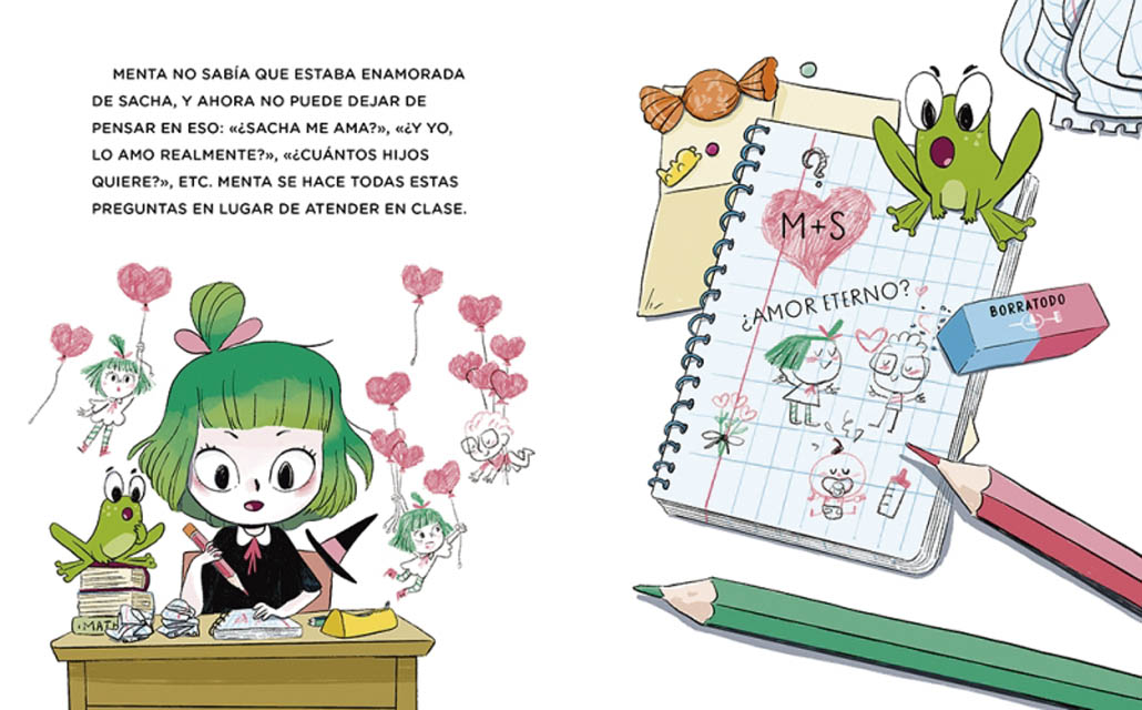 Menta y Burbuja 1 - Una brujita muy impaciente: Con letra MAYÚSCULA para que niños y niñas a partir de 6 años aprendan a leer solos  (Tapa dura) 3