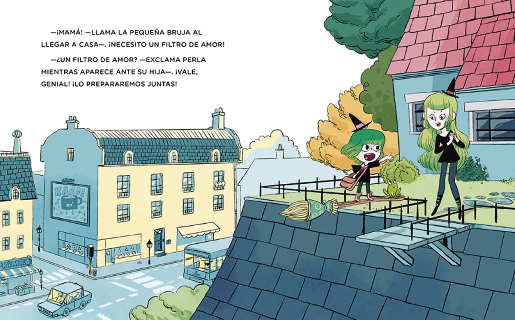 Menta y Burbuja 1 - Una brujita muy impaciente: Con letra MAYÚSCULA para que niños y niñas a partir de 6 años aprendan a leer solos  (Tapa dura) 4