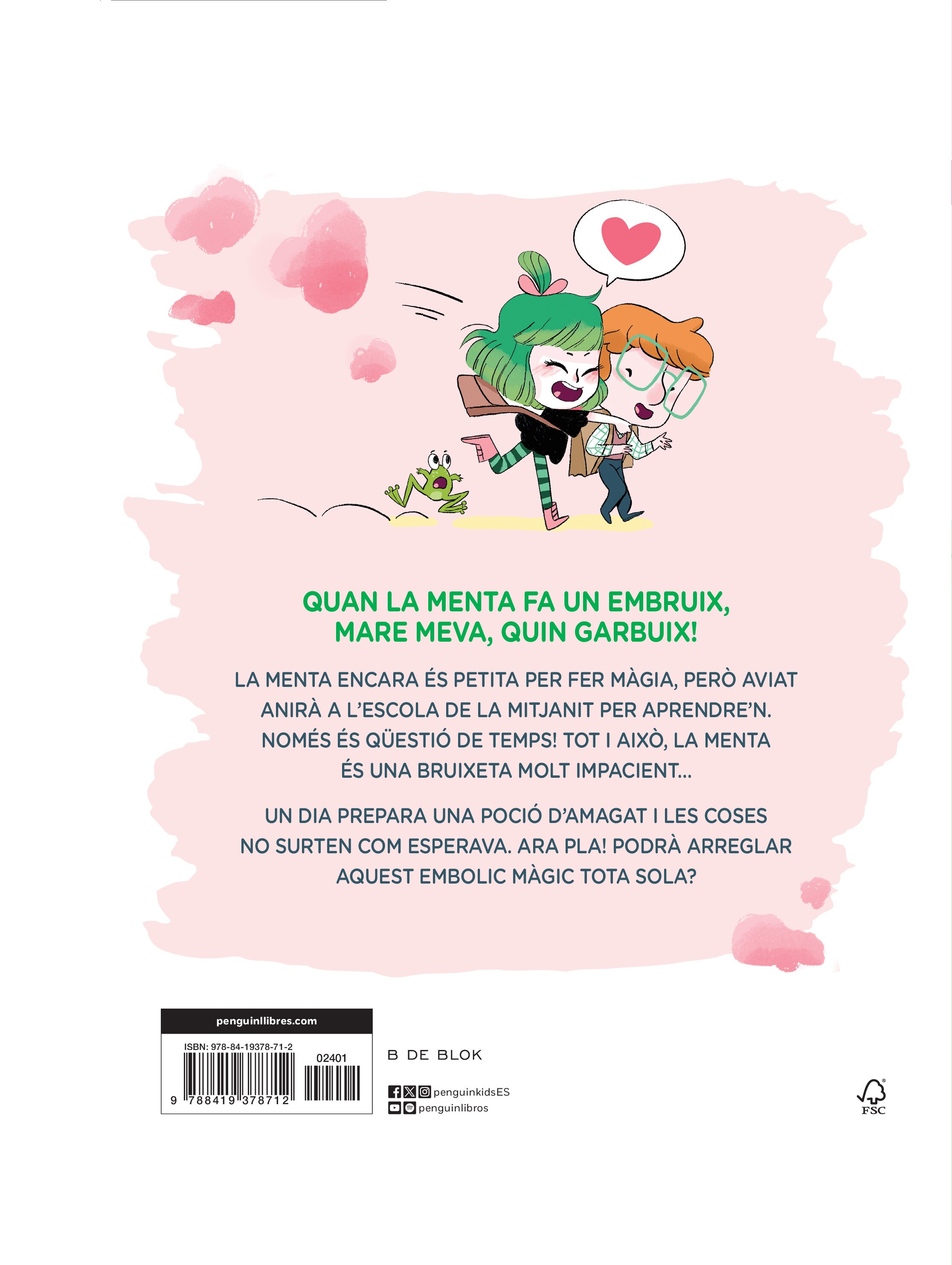 Menta i Bombolla 1 - Una bruixeta molt impacient: Amb lletra MAJÚSCULA perquè nens a partir de 6 anys aprenguin a llegir sols  (Tapa dura) 2