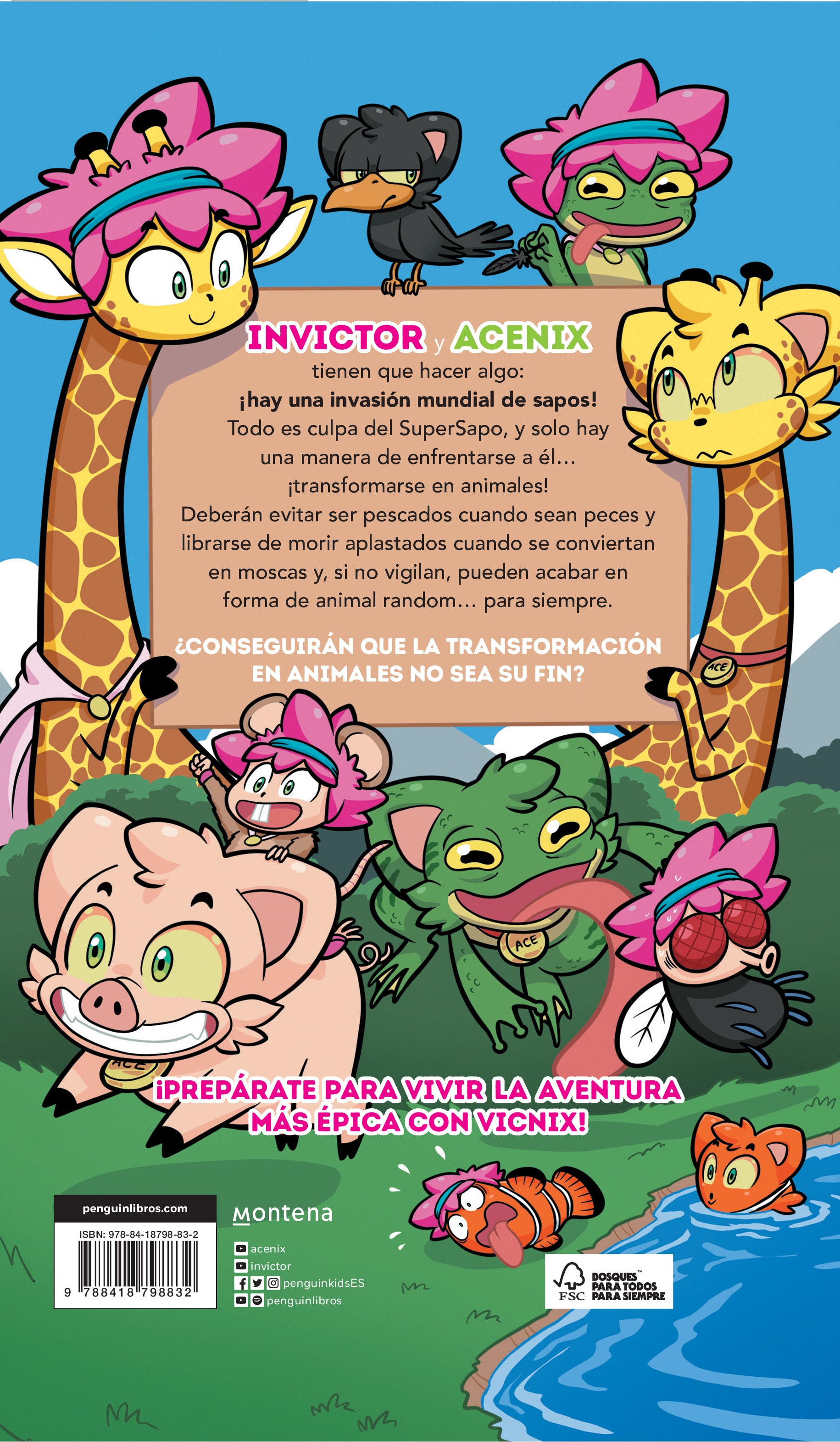 Vicnix transformados en animales (Invictor y Acenix 4) (Tapa dura) 2