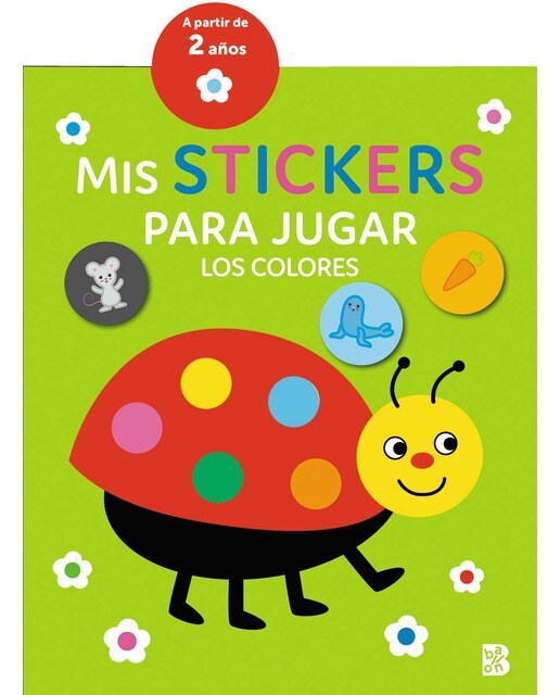 Imagen 1 de MIS STICKERS PARA JUGAR - LOS COLORES (Tapa blanda)