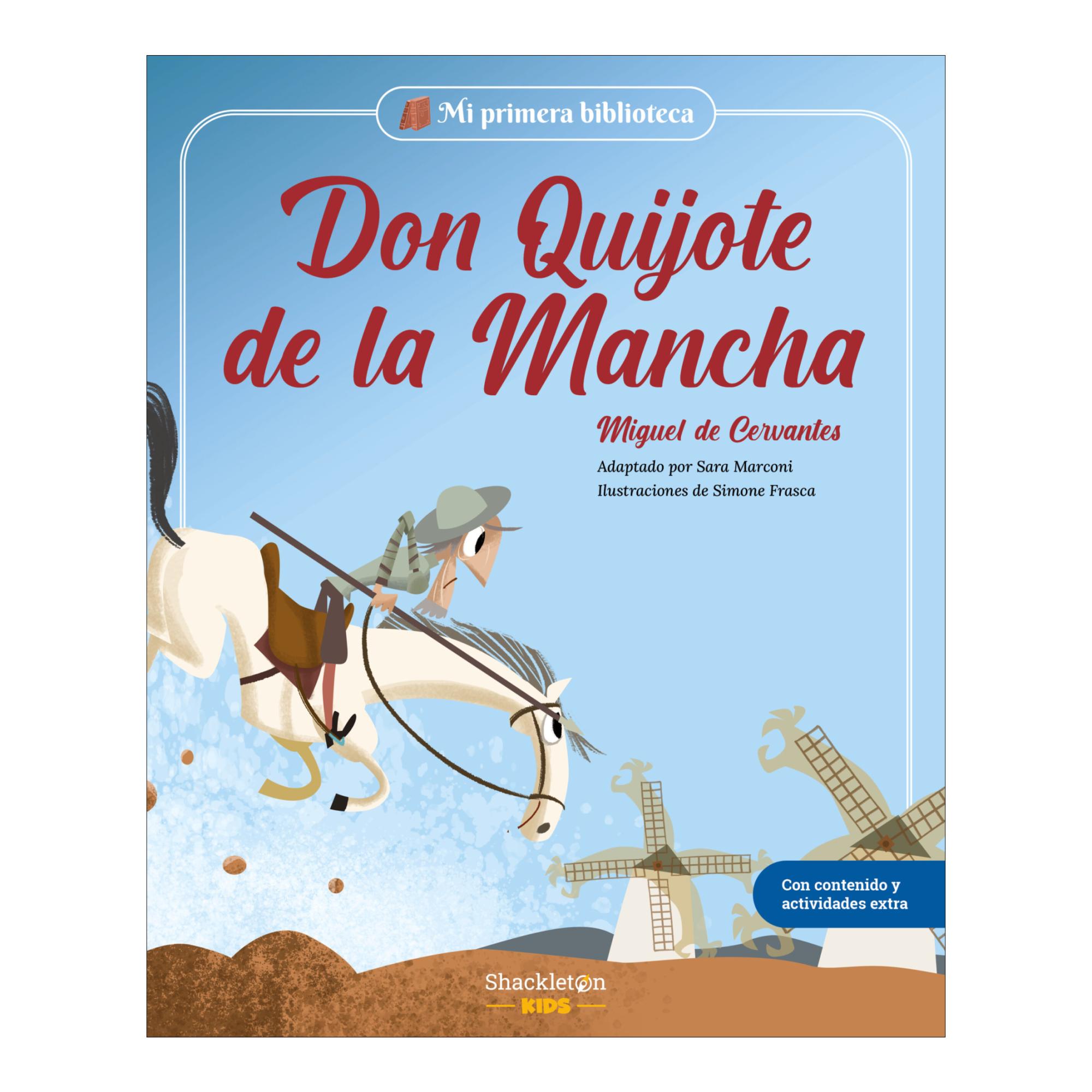 Imagem 0 de Don Quijote de la Mancha: Libro infantil con juegos y actividades extra | Los grandes clásicos de la literatura, convertidos en preciosos (Capa dura)