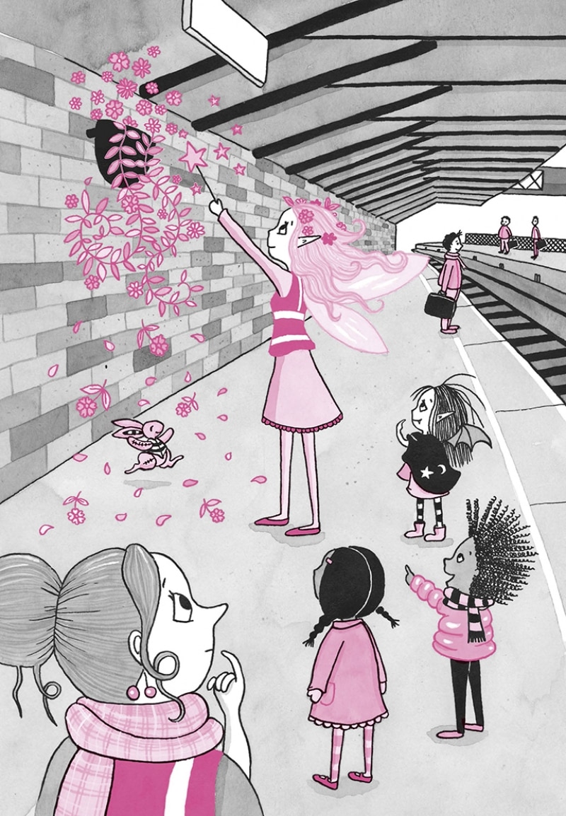 Isadora Moon 4 - Isadora Moon va al ballet: ¡Un libro con destellos mágicos en la cubierta!  (Tapa blanda) 5