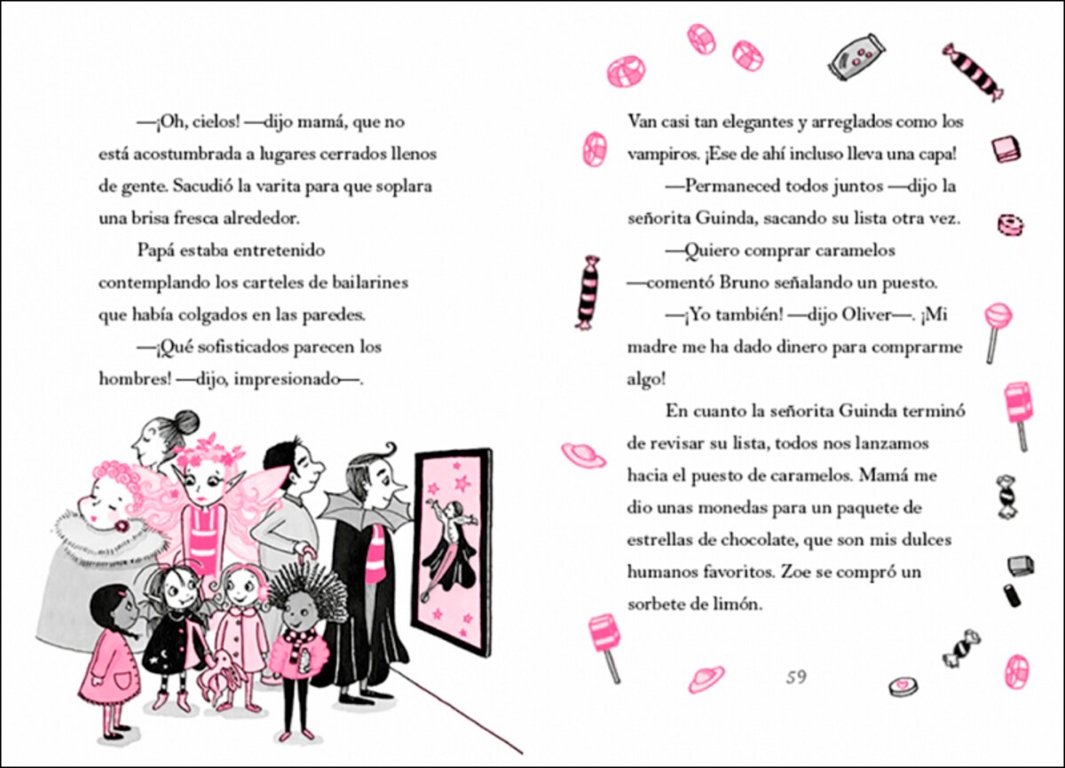 Isadora Moon 4 - Isadora Moon va al ballet: ¡Un libro con destellos mágicos en la cubierta!  (Tapa blanda) 8