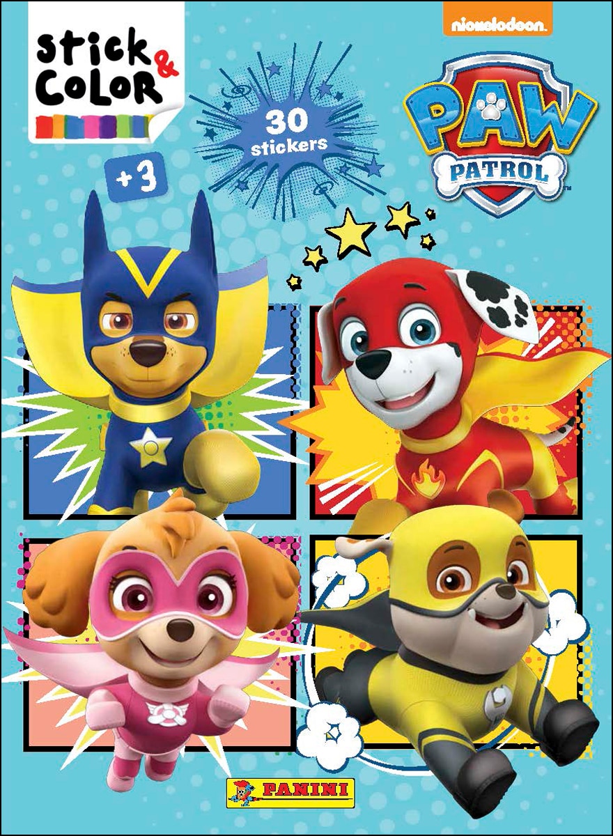 Stick &amp; Color. Paw Patrol: 30 stikers