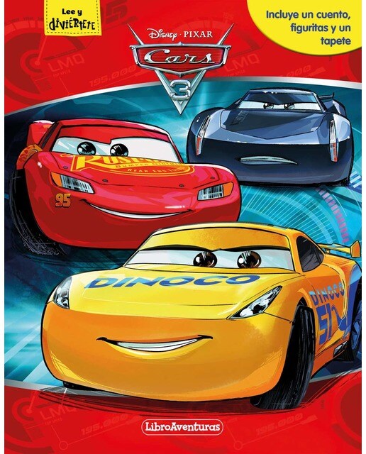 Imagen 0 de Cars 3. Libroaventuras: Incluye un cuento, figuritas y un tapete