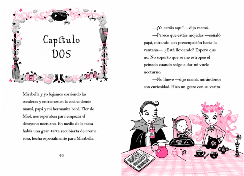 Isadora Moon 5 - Isadora Moon se mete en un lío: ¡Un libro mágico con purpurina en la cubierta!  (Tapa blanda) 3