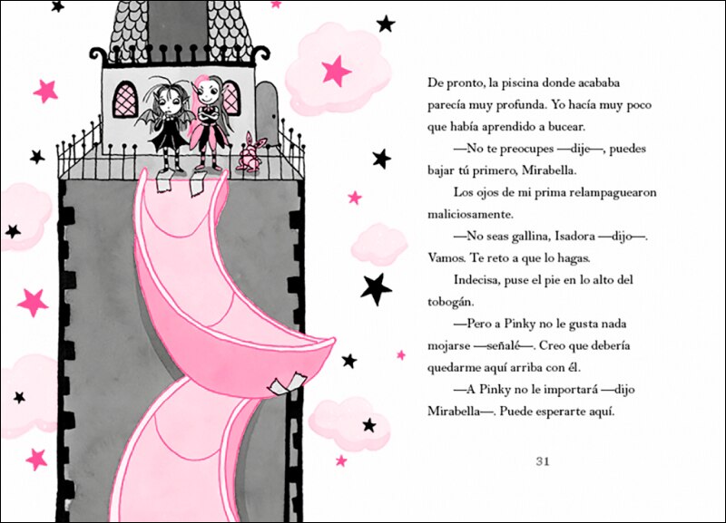 Isadora Moon 5 - Isadora Moon se mete en un lío: ¡Un libro mágico con purpurina en la cubierta!  (Tapa blanda) 4