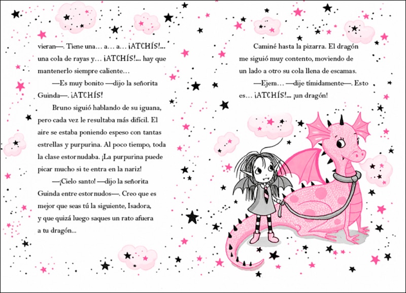 Isadora Moon 5 - Isadora Moon se mete en un lío: ¡Un libro mágico con purpurina en la cubierta!  (Tapa blanda) 6