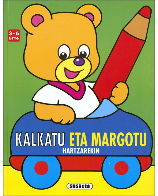 Kalkatu eta margotu mixinarekin 3-6 urte(Tapa blanda) 1