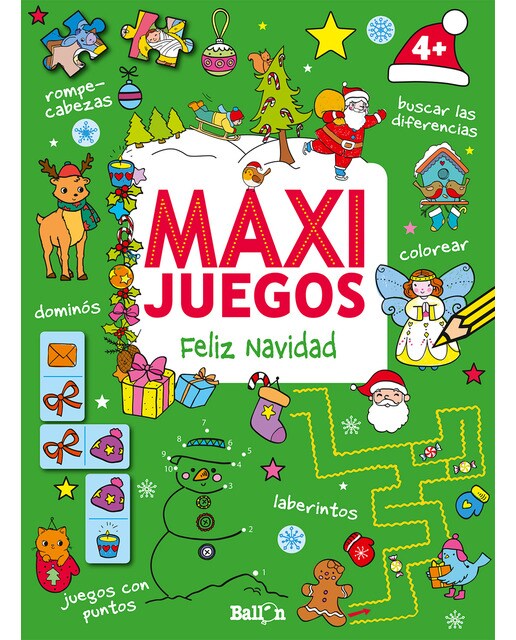 Maxi juegos - Feliz Navidad +4 (Capa mole) 1