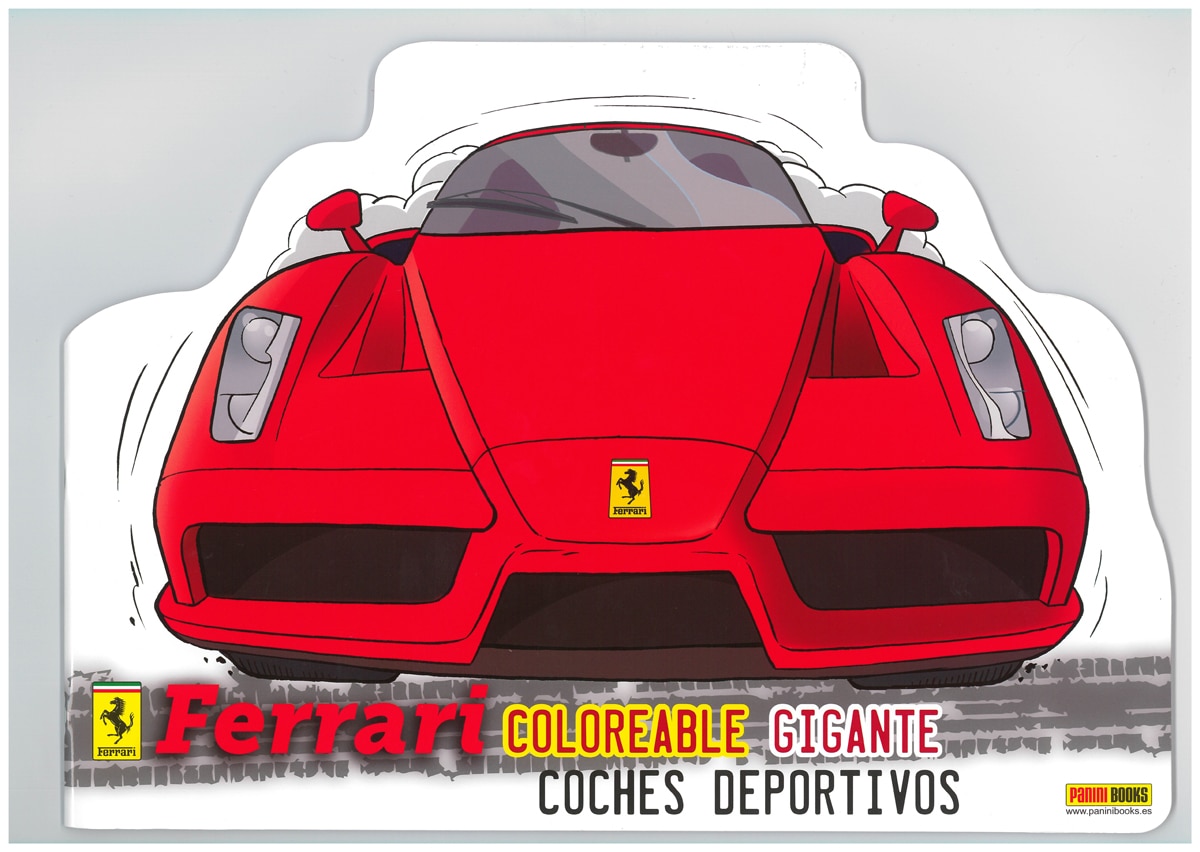 Ferrari Coloreable Gigante Coches Deportivos