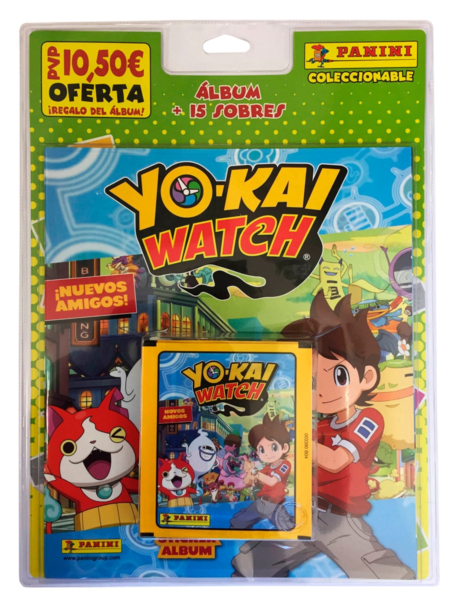 Blister (Álbum + 15 Sobres) Yokai Watch 2 1