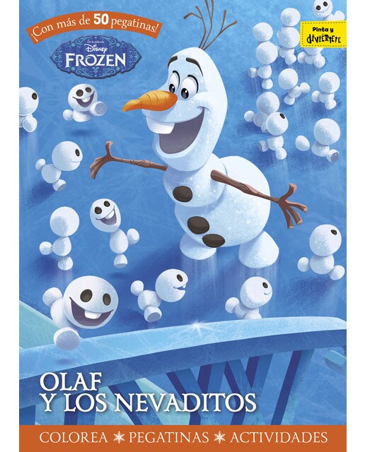 Frozen. Olaf y los nevaditos: Colorea. Pegatinas. Actividades (Tapa blanda) 1