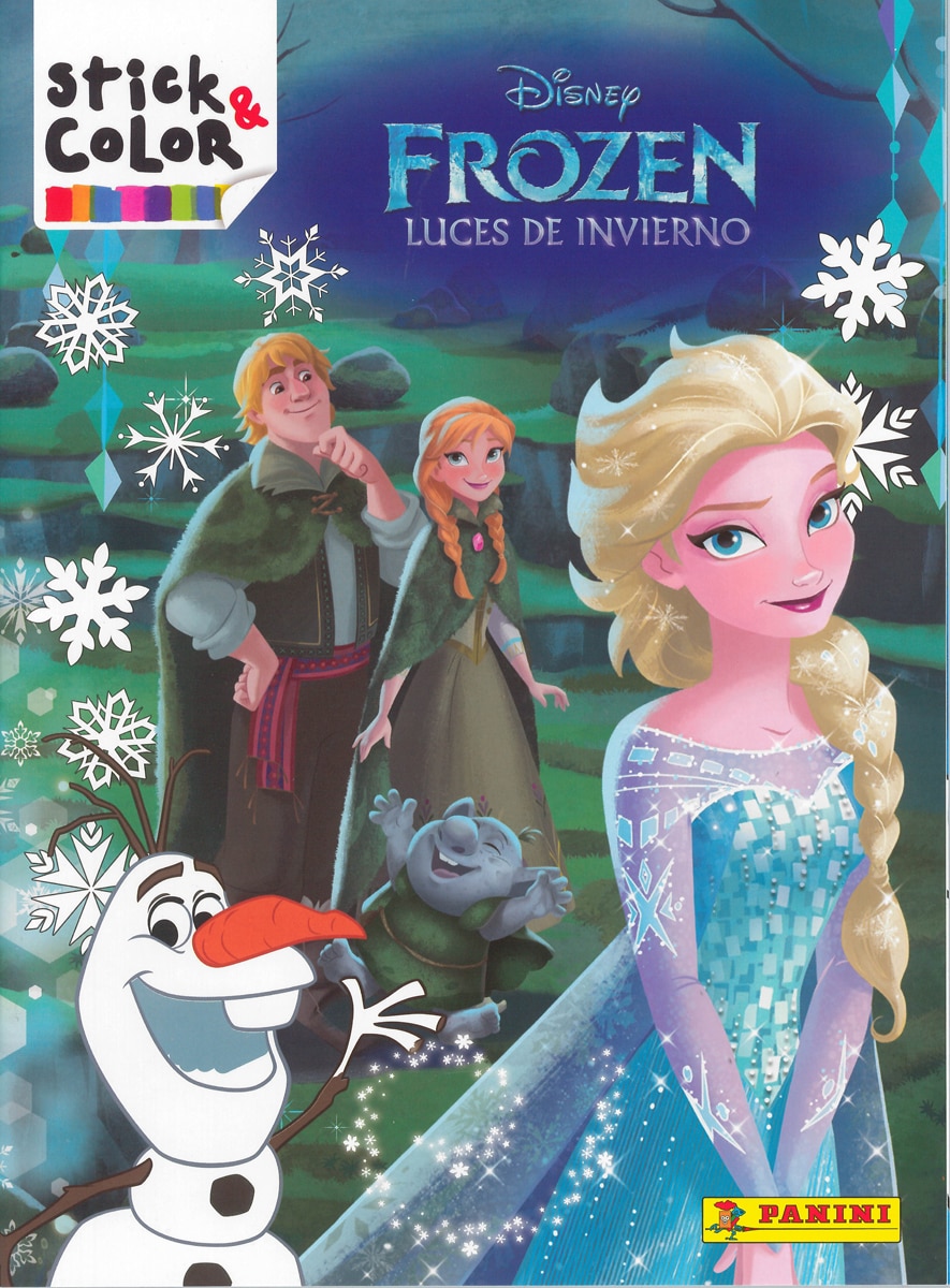 Stick & Color. Disney Frozen Luces De Invierno 1