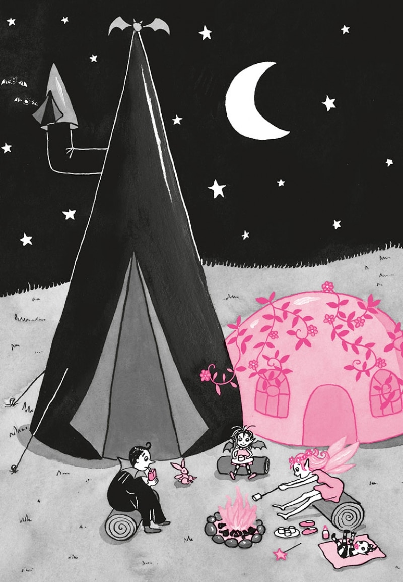 La Isadora Moon 2 - La Isadora Moon se'n va d'excursió: Un llibre màgic amb purpurina a la coberta!  (Tapa blanda) 4