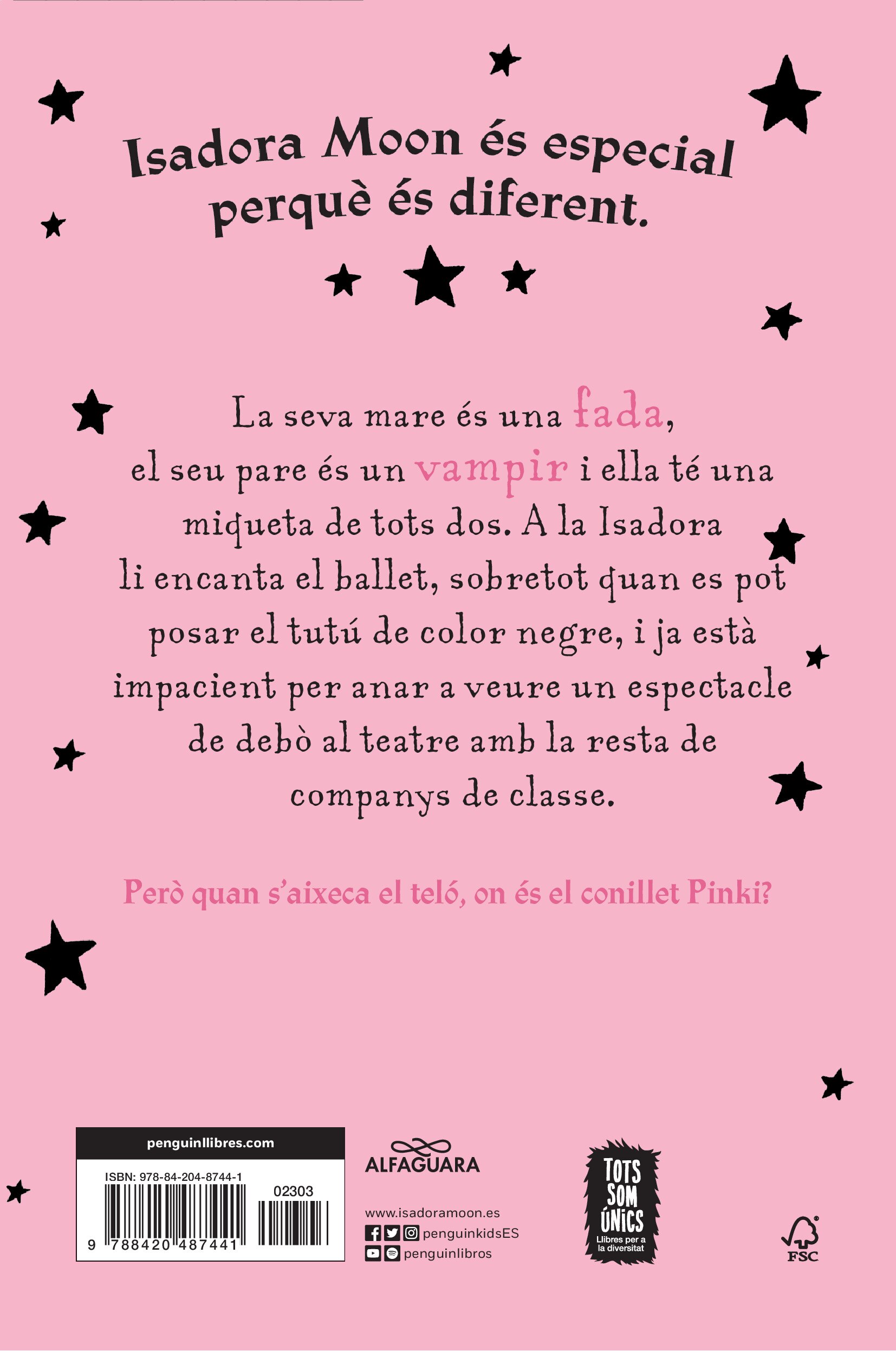 La Isadora Moon 4 - La Isadora Moon va al ballet: Un llibre màgic amb purpurina a la coberta!  (Tapa blanda) 2
