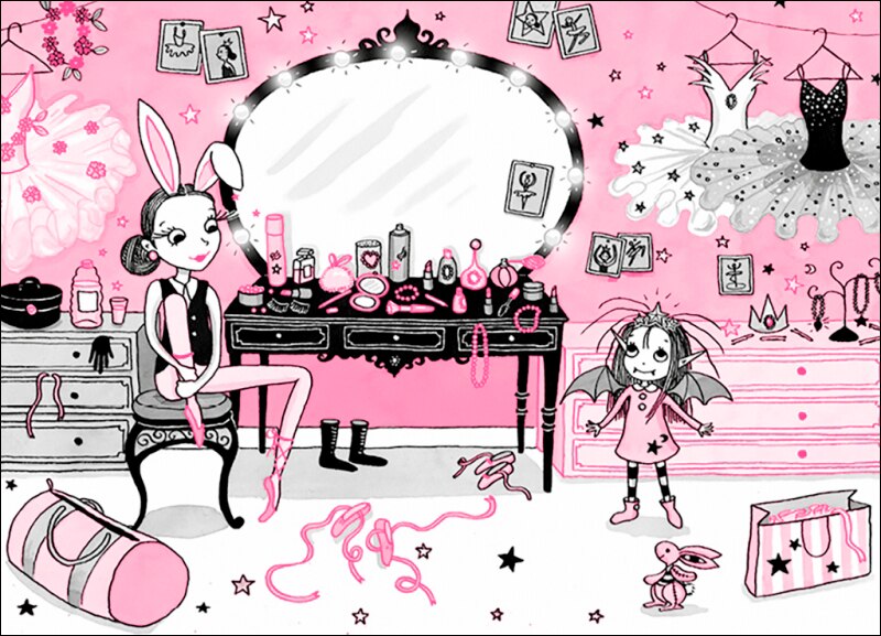 La Isadora Moon 4 - La Isadora Moon va al ballet: Un llibre màgic amb purpurina a la coberta!  (Tapa blanda) 6