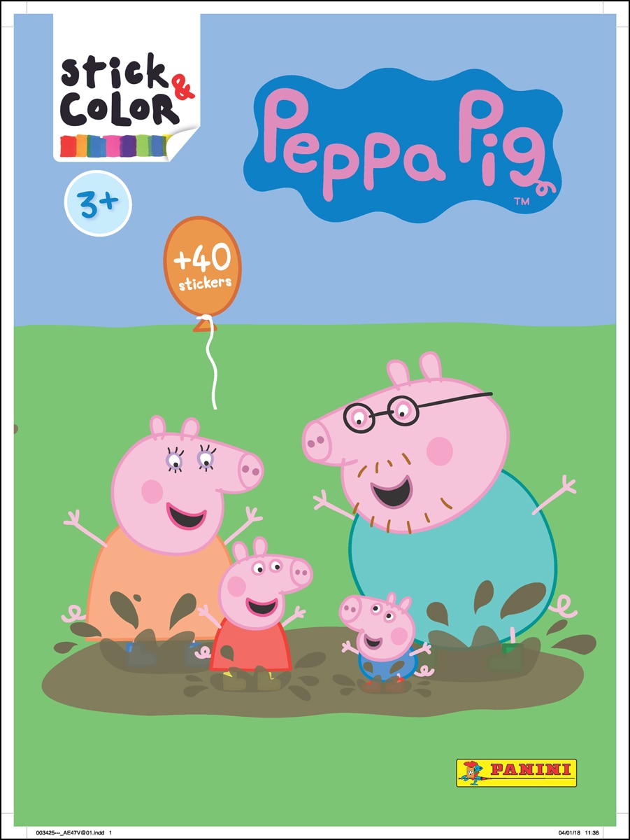 Stick &amp; Color Peppa Pig
