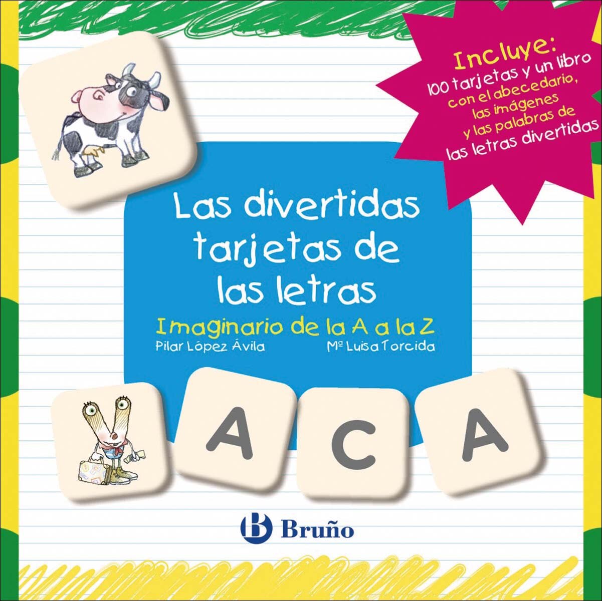 Las divertidas tarjetas de las letras: Imaginario de la A a la Z 1