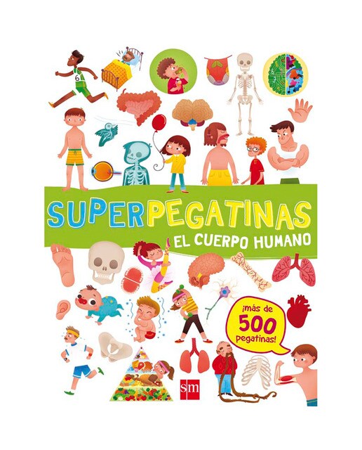 Superpegatinas El cuerpo humano 1