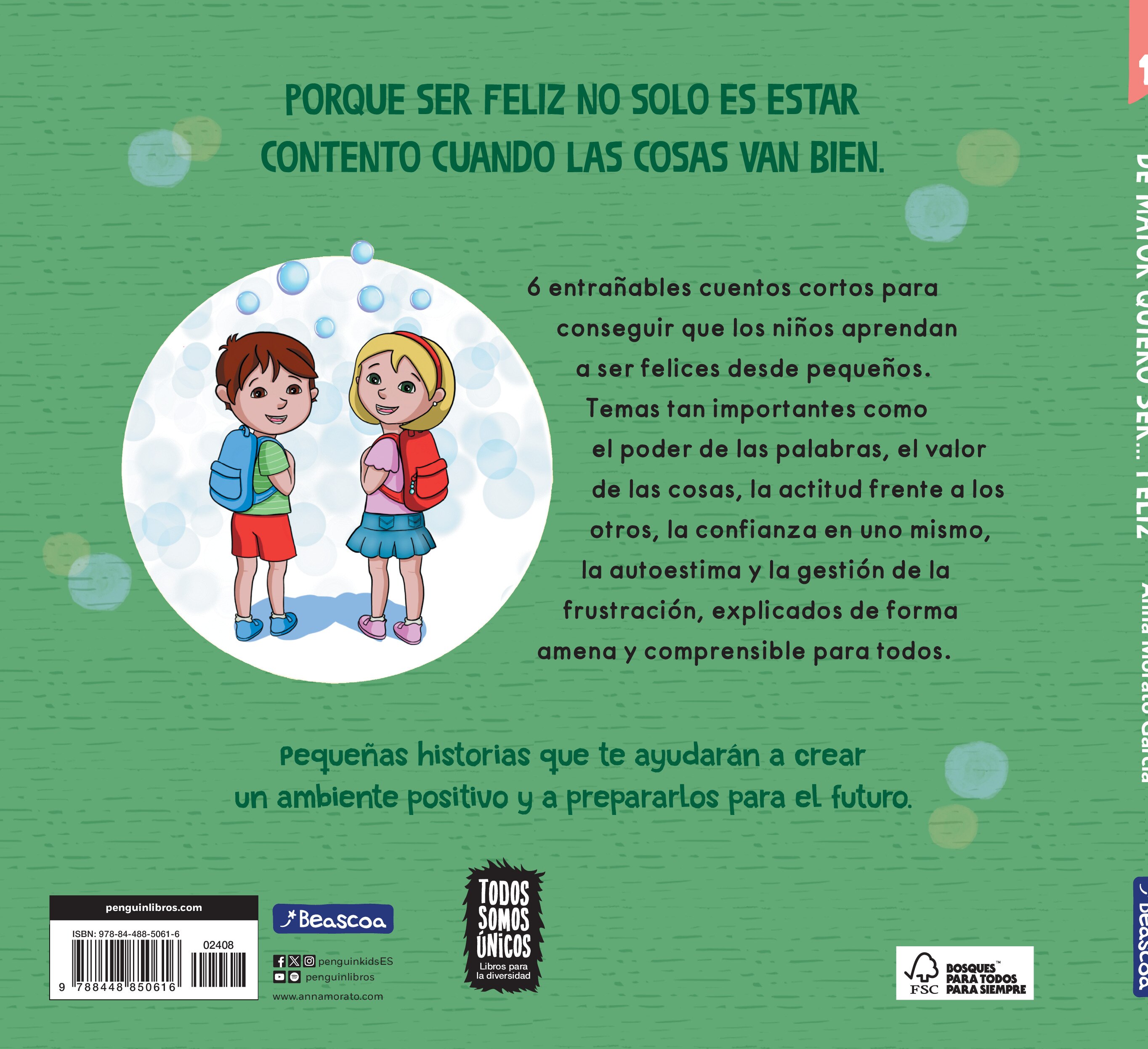 De mayor quiero ser... feliz 1 (nueva edición): 6 cuentos para potenciar la positividad y autoestima de los niños (Tapa dura) 2