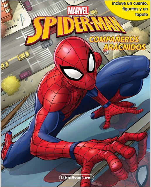 Imagen 0 de Spider-Man. Libroaventuras. Compañeros arácnidos: Incluye un cuento, figuritas y un tapete