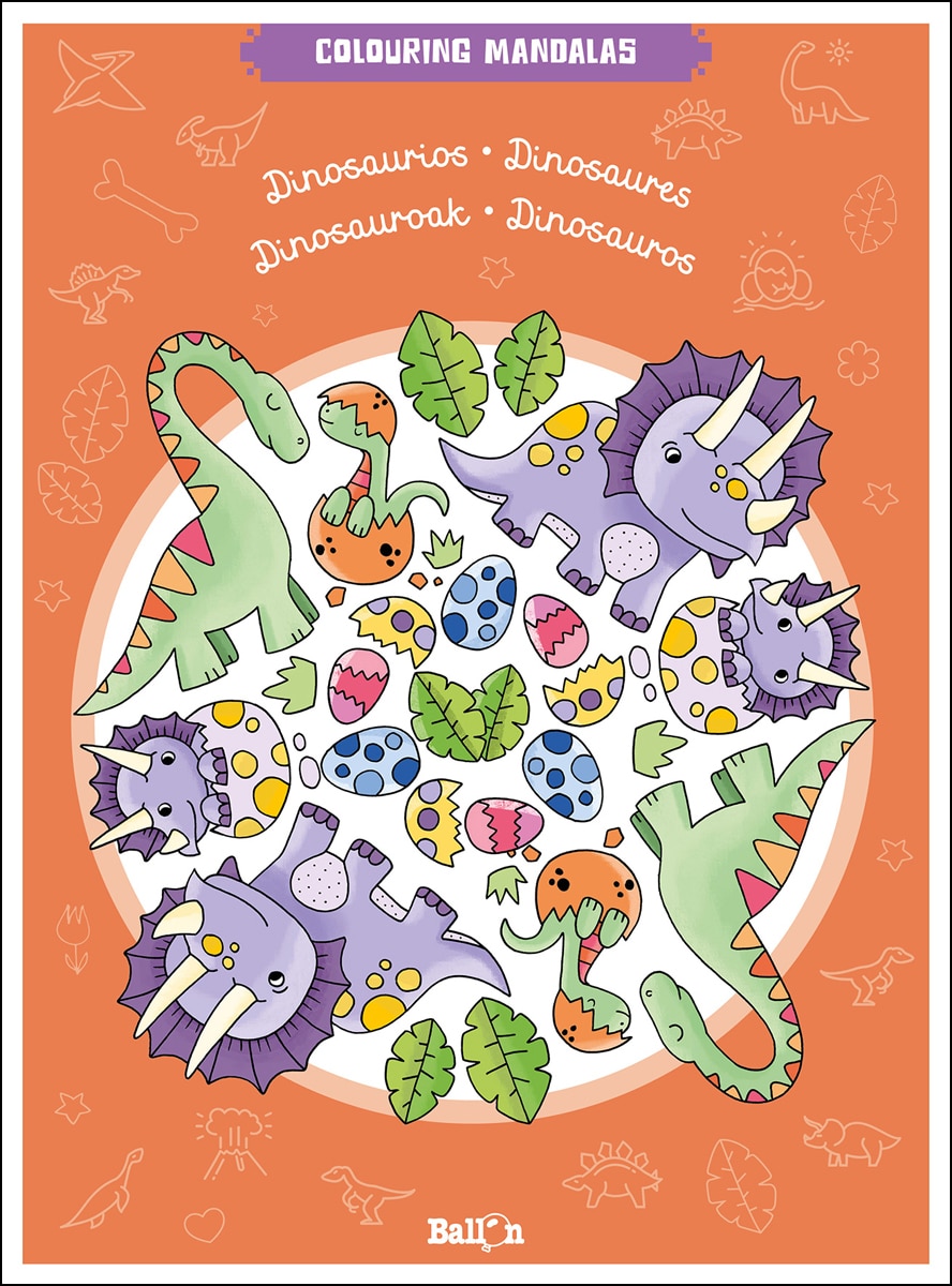 Imagen 0 de NEW COLOURING MANDALAS - DINOSAURIOS  (Tapa blanda)