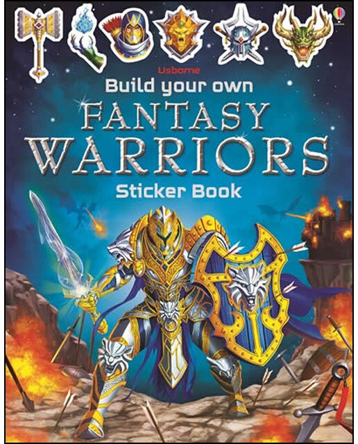 Build Your Own Fantasy Warriors Stickerbook 1