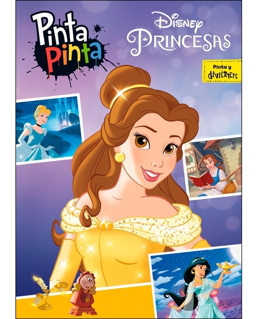 Princesas. Pinta Pinta: Libro para colorear (Tapa blanda) 1