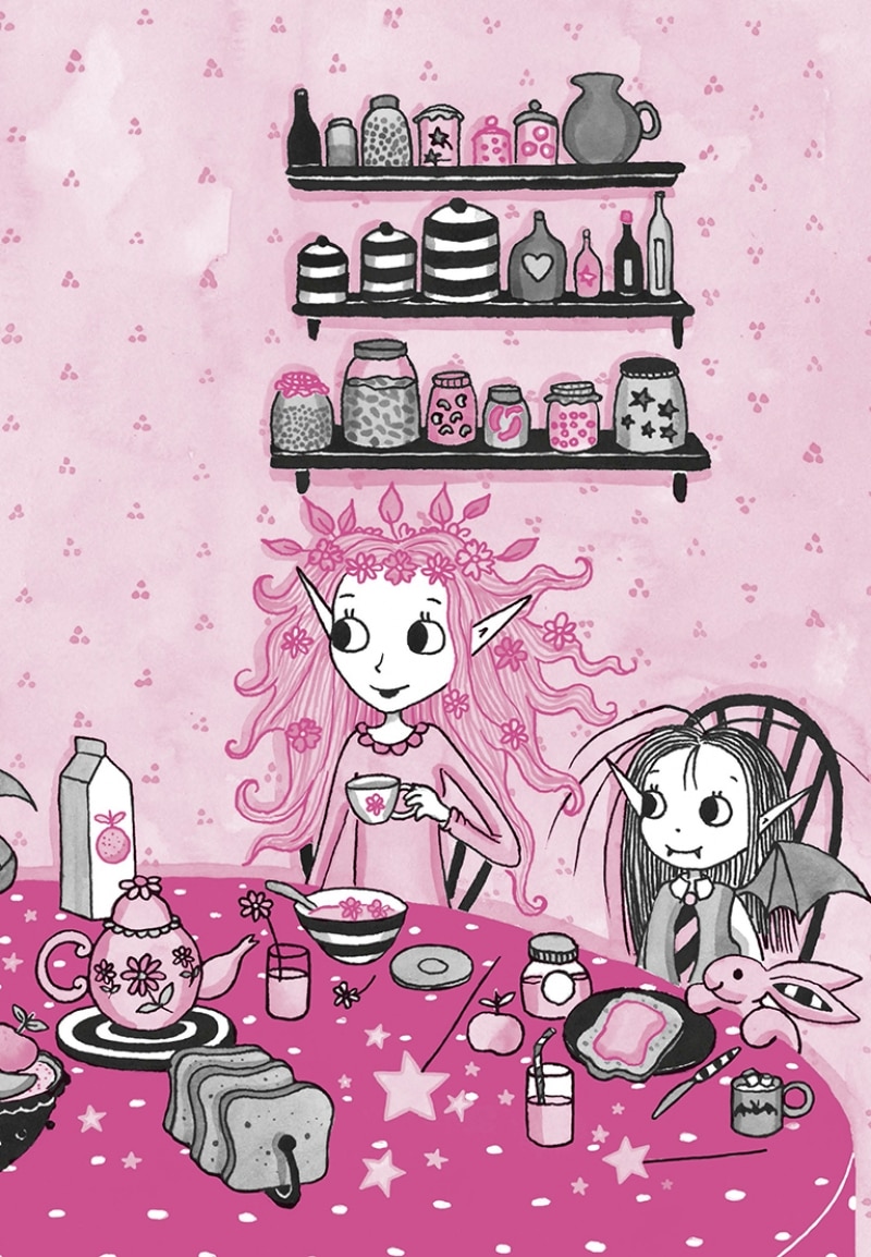 Isadora Moon 8 - Isadora Moon va a una fiesta de pijamas: ¡Un libro mágico con purpurina en la cubierta! (Tapa blanda) 3