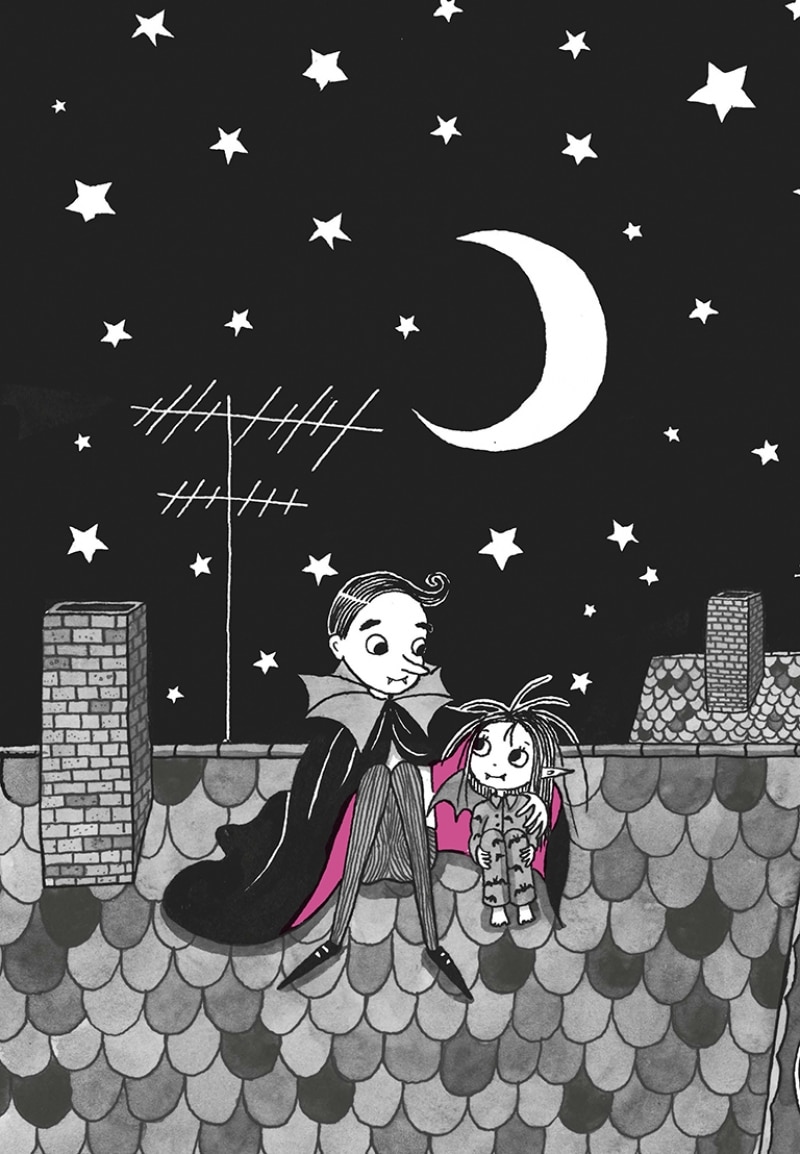 Isadora Moon 8 - Isadora Moon va a una fiesta de pijamas: ¡Un libro mágico con purpurina en la cubierta! (Tapa blanda) 4