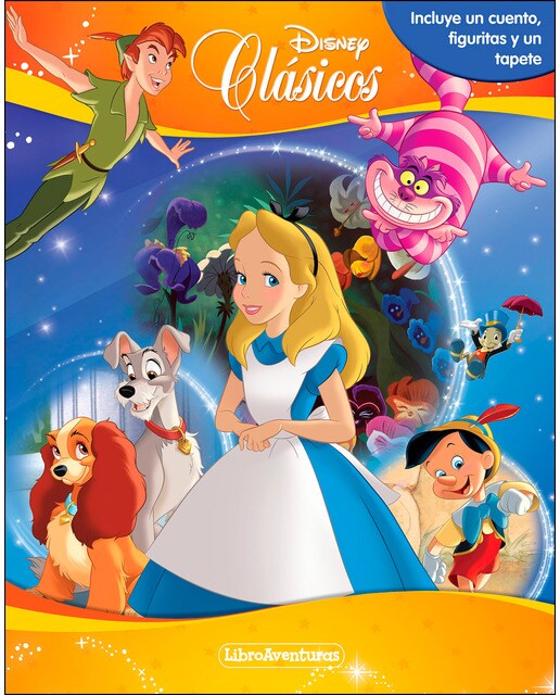 Imagen 0 de Clásicos Disney. Libroaventuras: Incluye un cuento, figuritas y un tapete