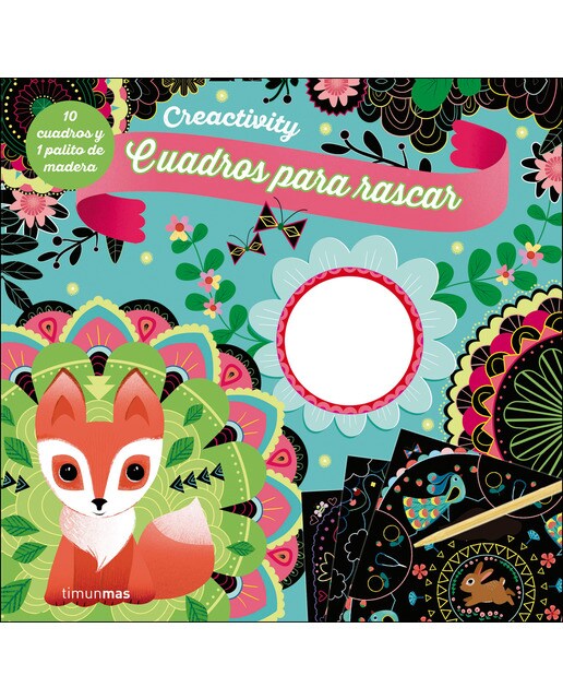 Imagen 0 de Creactivity. Cuadros para rascar. Mandalas: 10 cuadros y 1 palito de madera