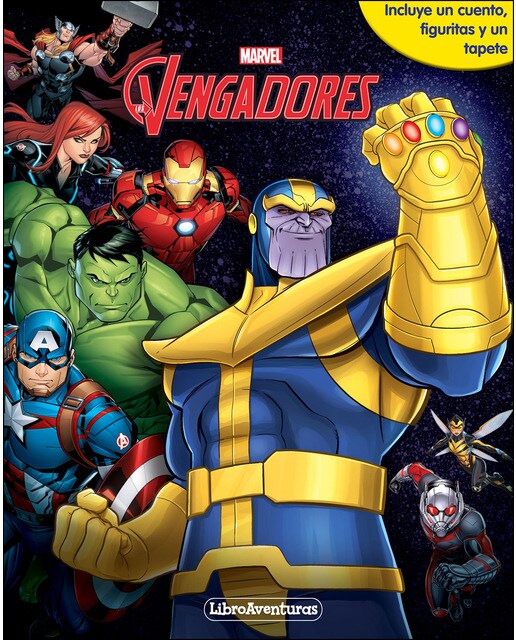 Imagen 0 de Vengadores Infinity War. Libroaventuras: Libro-juego. Incluye un cuento, figuritas y un tapete