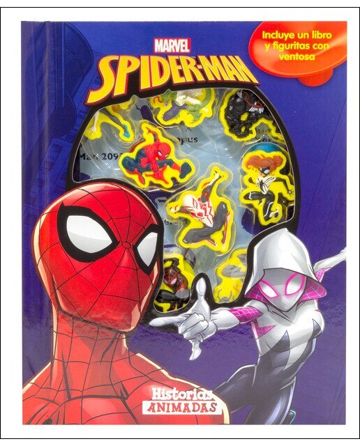 Imagen 0 de Spider-Man. Historias animadas: Incluye un libro y figuritas con ventosa
