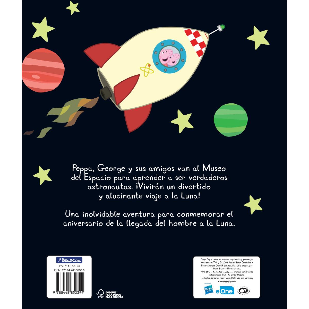 Peppa Pig. Un cuento - Peppa viaja a la luna (Tapa dura) 2