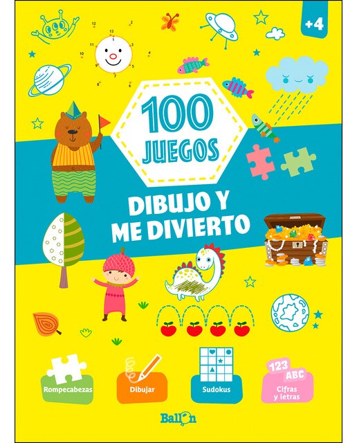 100 JUEGOS - Dibujo y me divierto +4