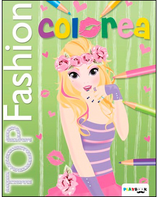 Top fashion colorea. Verde