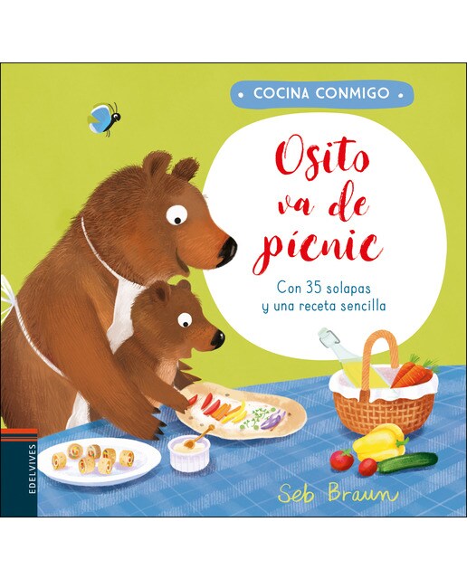 Osito va de pícnic: Con 35 solapas y una receta sencilla(Tapa dura) 1