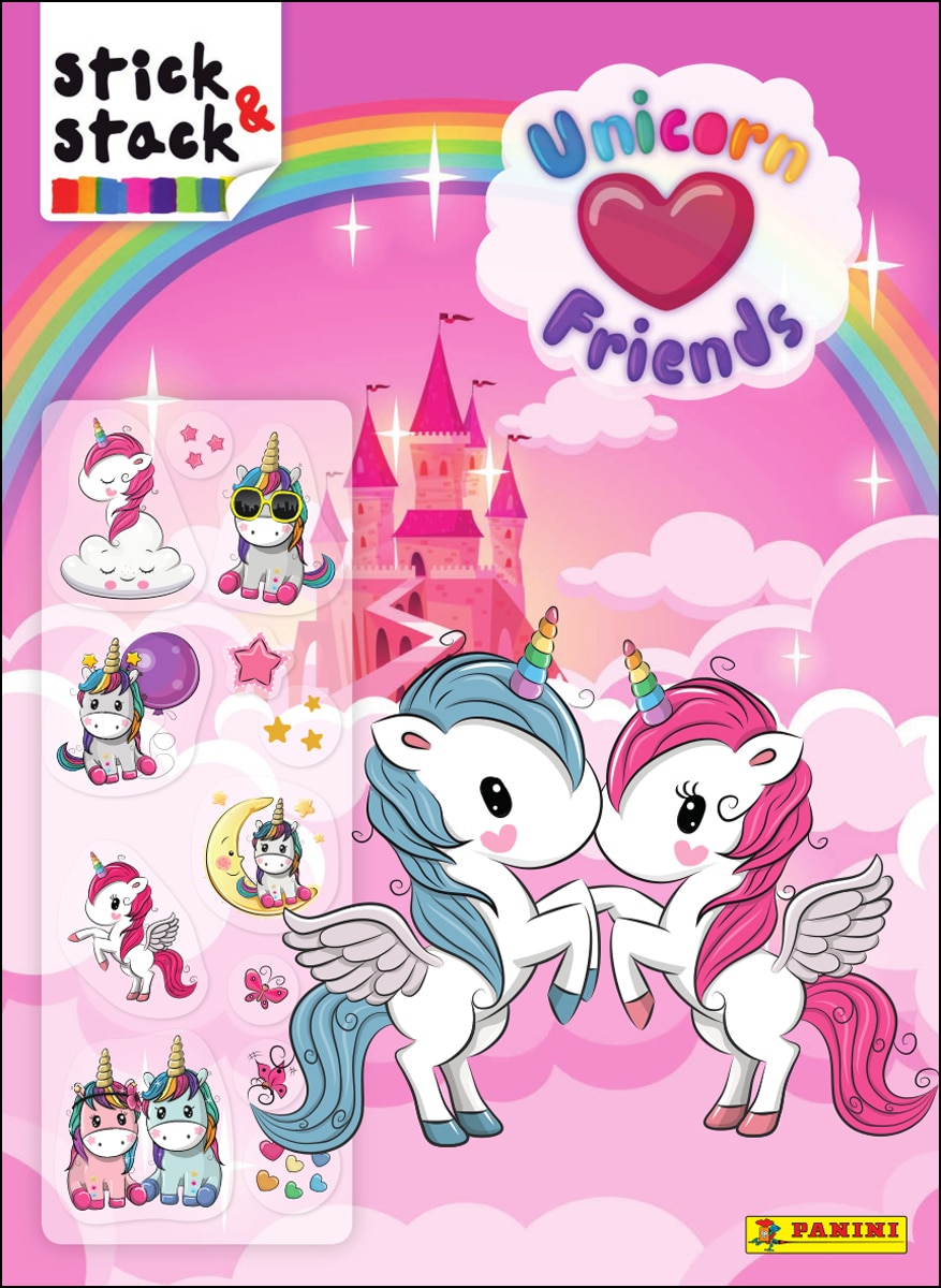 Unicorn friends stick &amp; stack