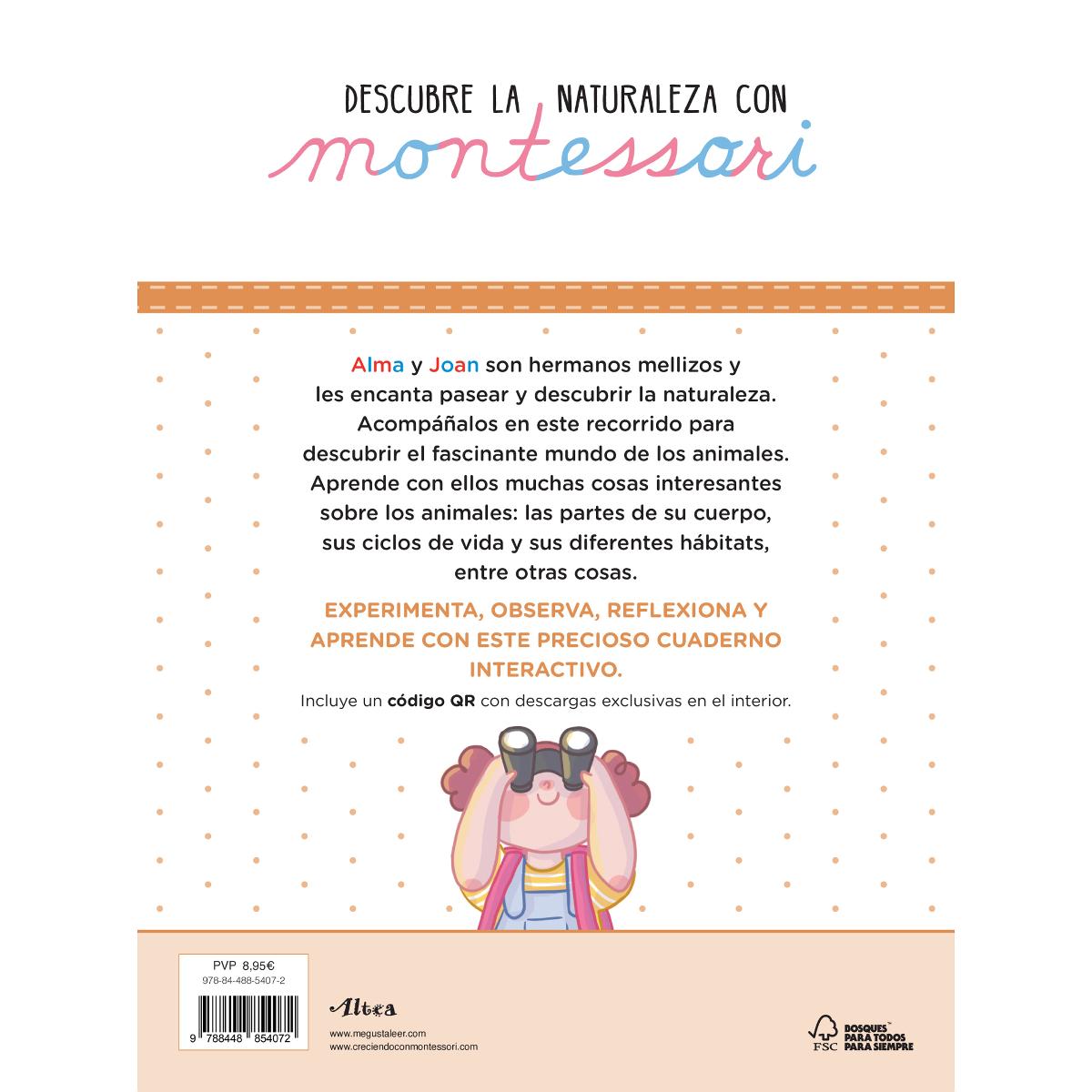 Creciendo con Montessori. Cuadernos de actividades - Descubre la Naturaleza con Montessori. Cuentos y actividades sobre las plantas  (Tapa blanda) 2