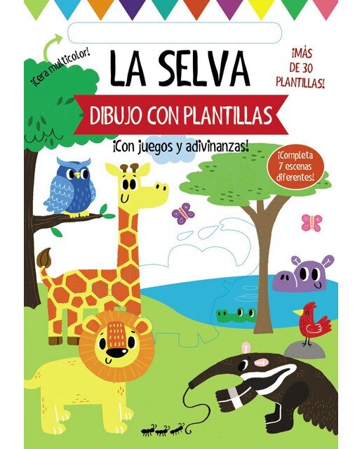 Dibujo con plantillas. La selva 1