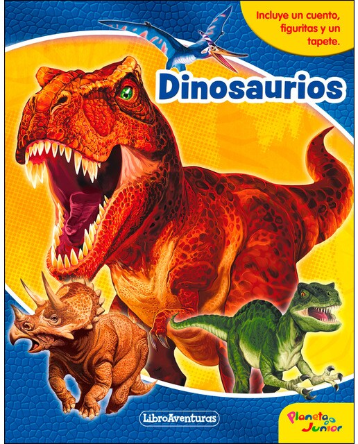 Dinosaurios. Libroaventuras: Incluye un cuento, figuritas y un tapete 1