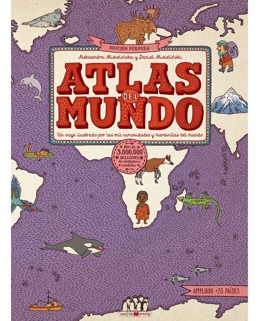 Imagen 0 de Atlas del mundo. Edición Púrpura: ¡El atlas del mundo ahora es más grande! (Tapa dura)