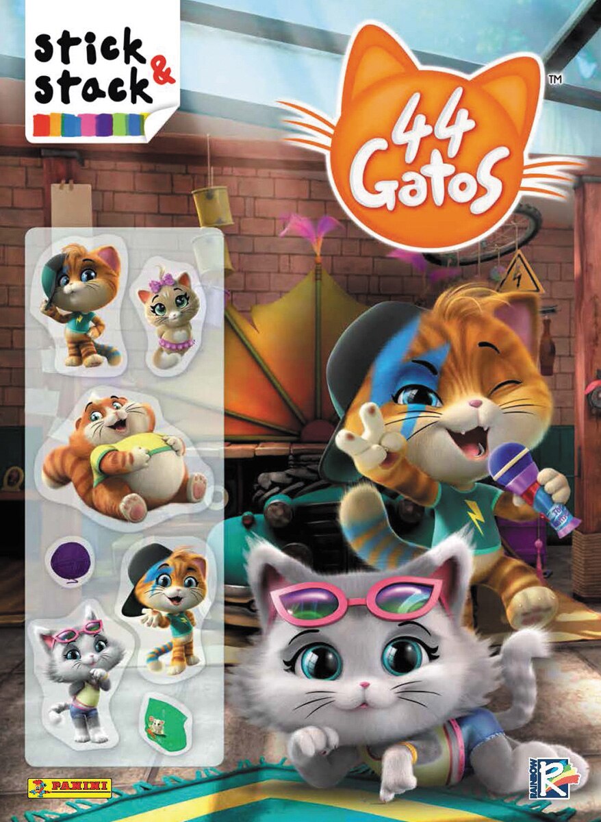 44 gatos. Stick &amp; stack