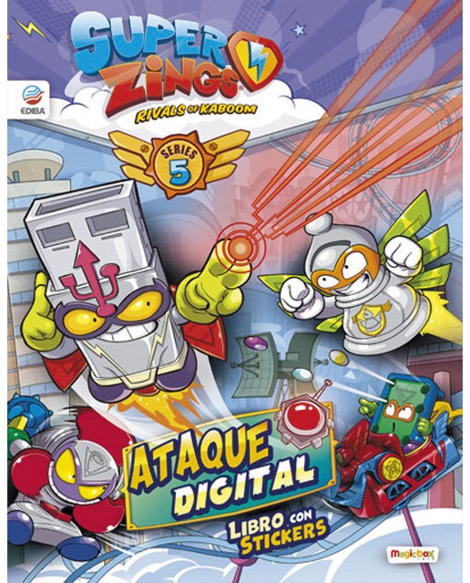 Libro de Stickers Superzings Series 5 - España (Capa mole) 1