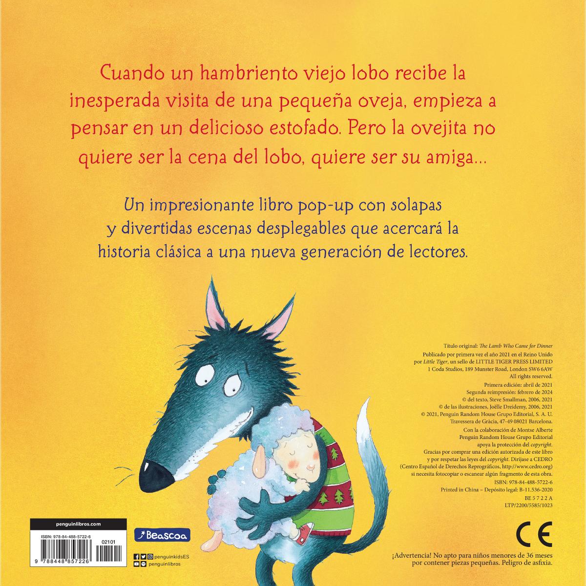 Pop-Up de La ovejita que vino a cenar (La ovejita que vino a cenar. Libro Pop-Up): Un increíble Pop-Up con solapas y desplegables  (Tapa dura) 2