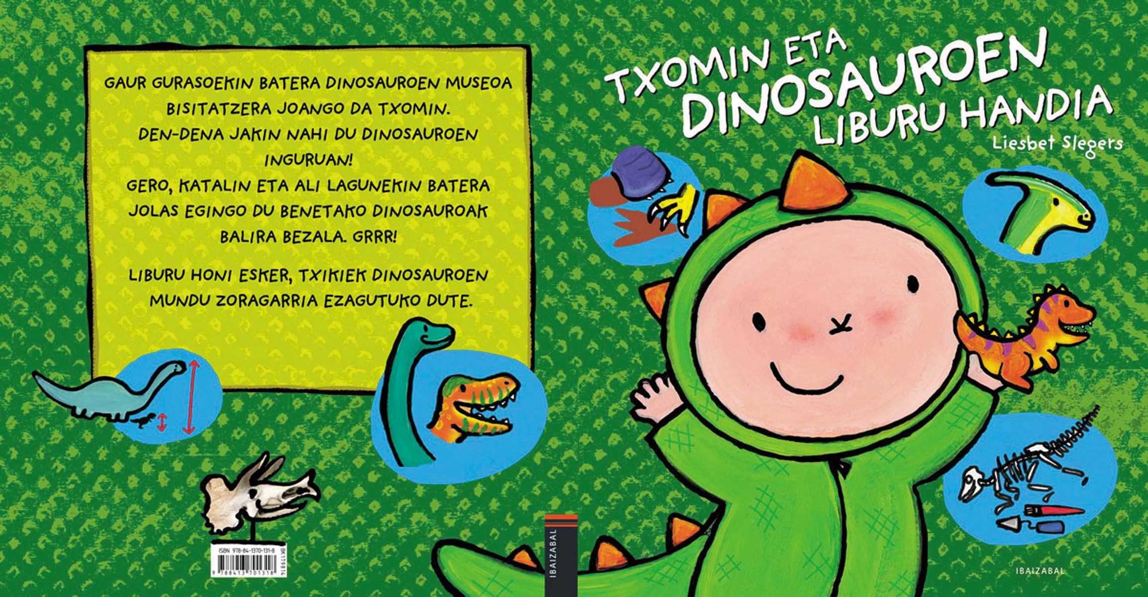 Txomin eta dinosauroen liburu handia(Tapa blanda) 3