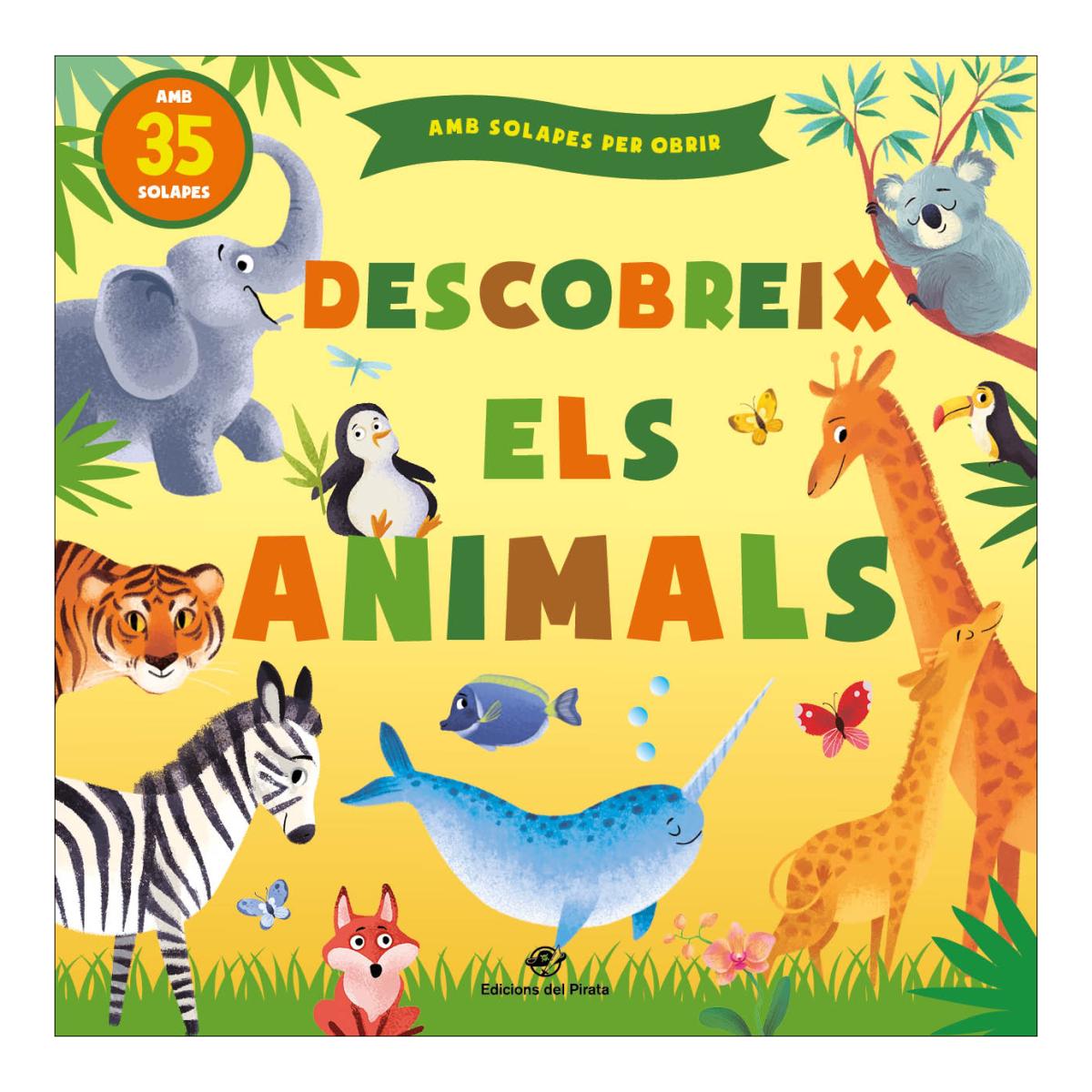 Imagen 0 de Descobreix els animals: Contes infantils amb solapes - 1 a 4 anys